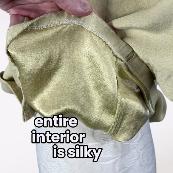 Vintage Stillo Collection Linen Rayon Button Up Shirt Made In USA Small - Picture 8 of 9